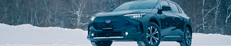 subaru ev in winter blog bannner