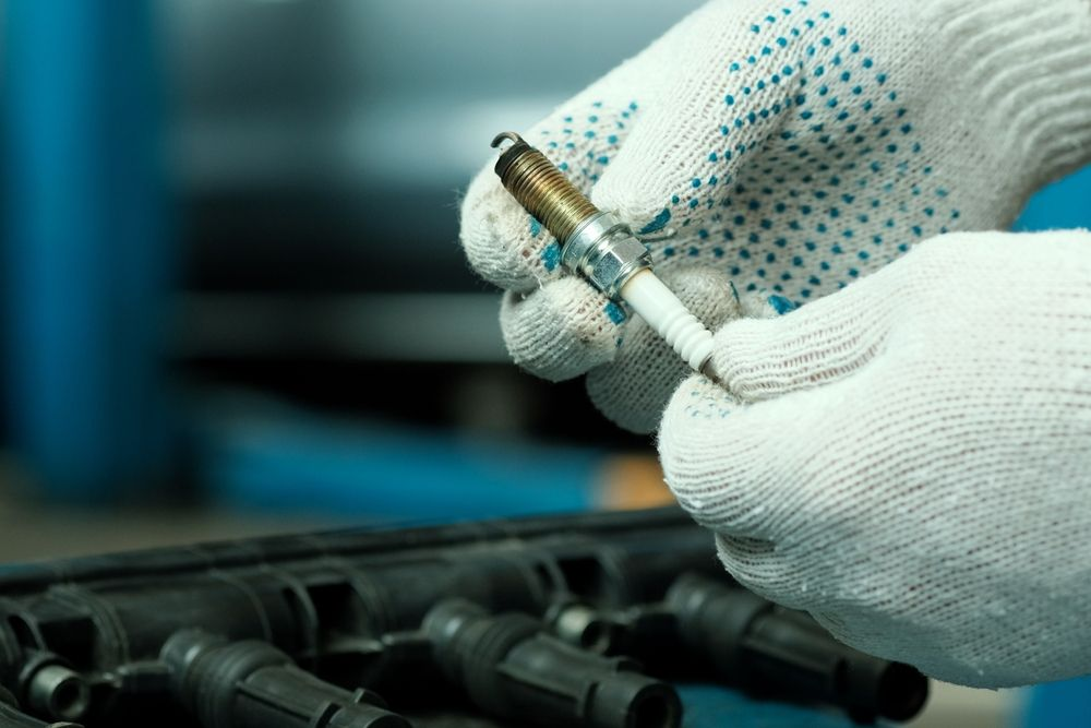 A photo of a spark Plug.