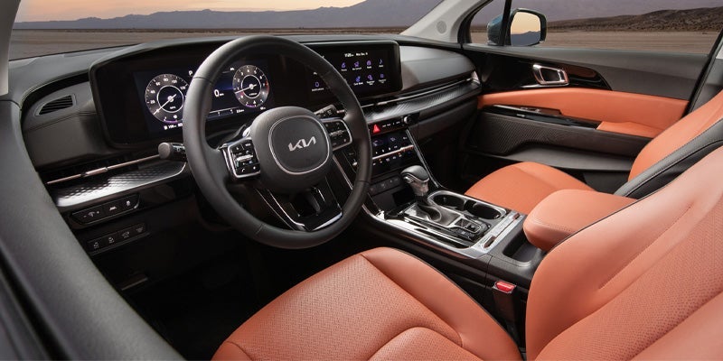 Kia dashboard in Kia Carnival from Kia South Atlanta in Morrow, GA 