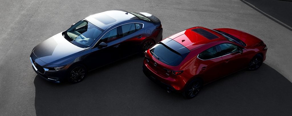 mazda 3 sedan and mazda 3 hatchback