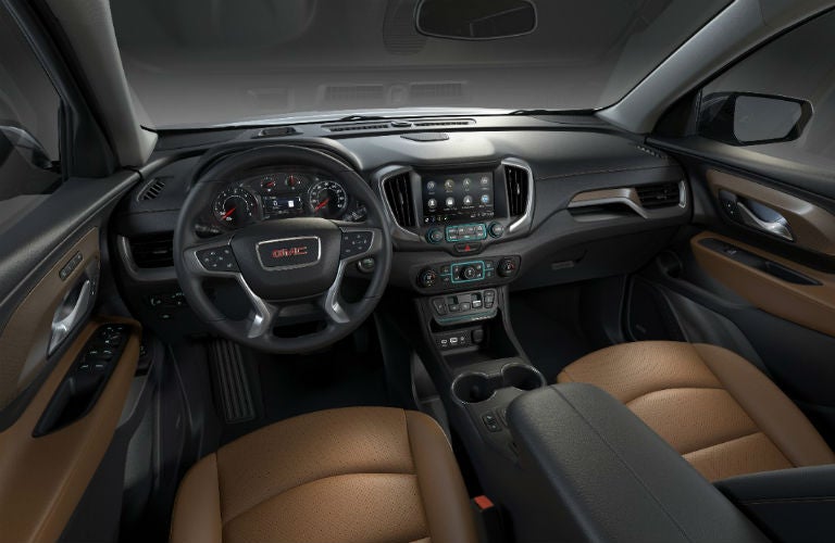 dashboard and cockpit of 2018 GMC Terrain