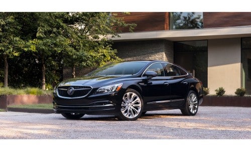 2019 Buick LaCrosse black sitting outside nice looking home