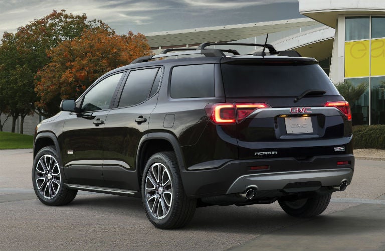 rear view of 2018 GMC Acadia