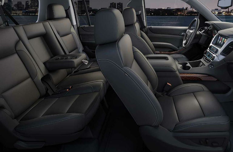seating space inside 2018 GMC Yukon