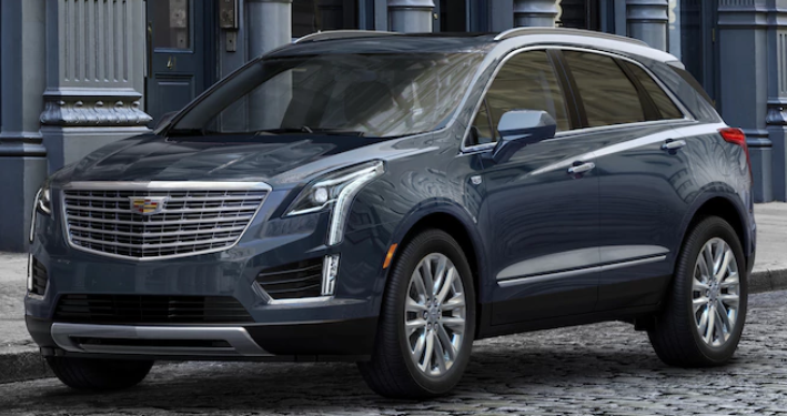 2018 Cadillac XT5 Harbor Blue Metallic