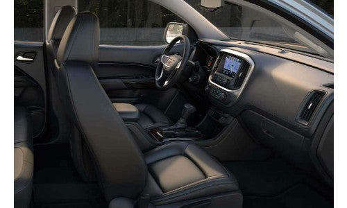 2018 GMC Canyon interior driver side looking at seats