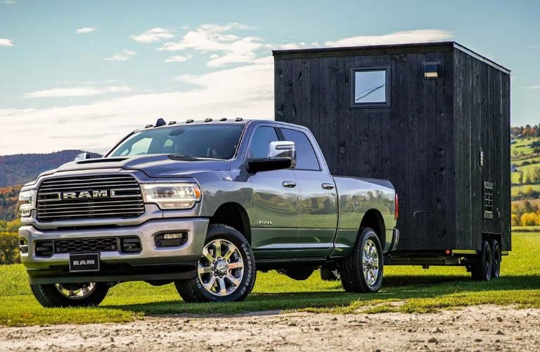 2023 Ram 2500 towing a caravan