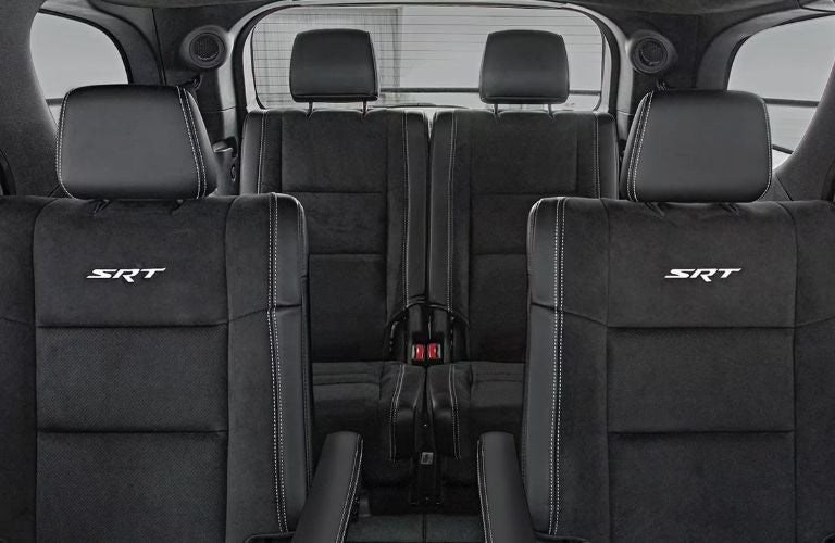 Interior seats of the 2023 Dodge Durango is shown.