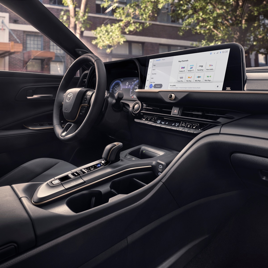 2023 Toyota Crown Platinum Dashboard with 12.3 Infotainment Touchscreen System.
