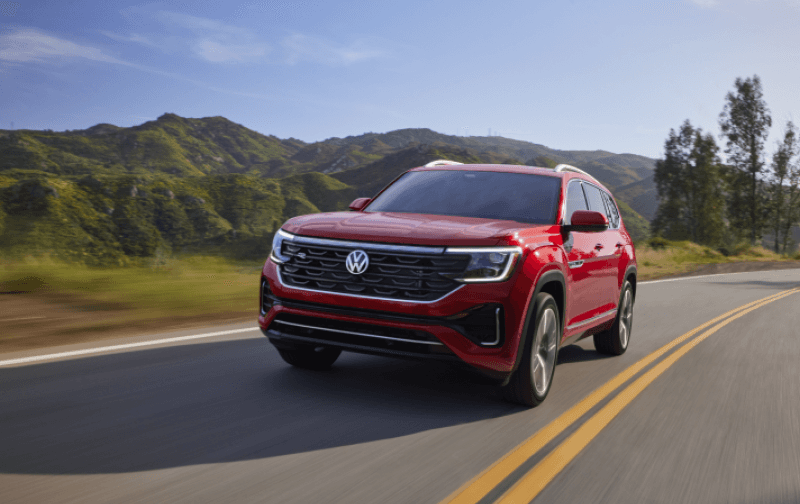 First-time car buyer reviewing options at LaFontaine Volkswagen Dearborn