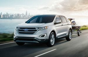 Ford Edge towing a trailer