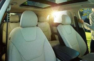 Ford Edge interior passenger seats