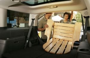Ford Flex rear cargo area