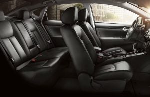 Nissan Sentra interior passenger seats