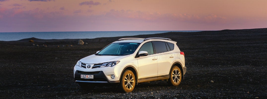 Toyota RAV4 4-Wheel Drive on Gravel Terrain