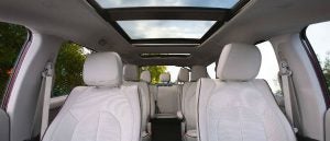 Chrysler Pacifica interior seating