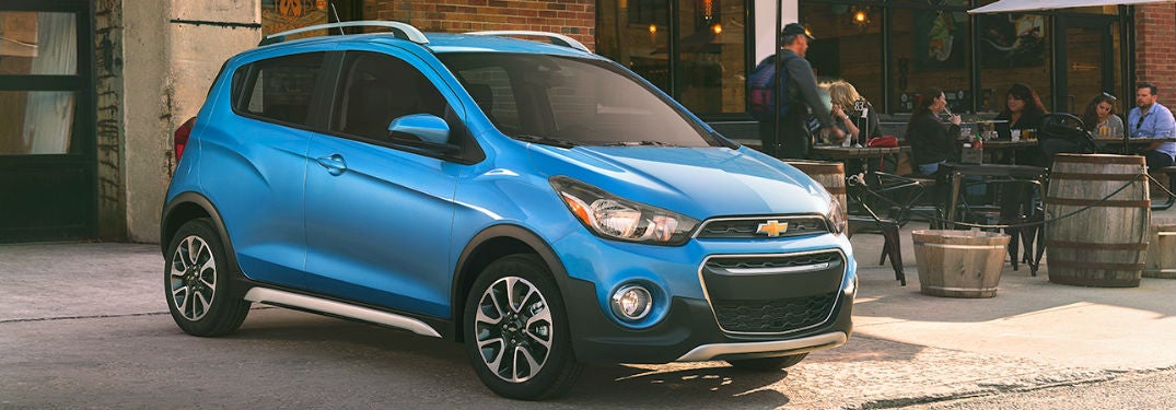 Chevy Spark parked on a street
