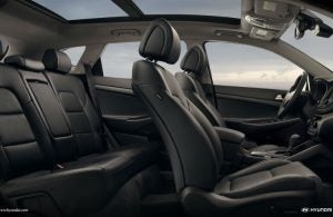 2018 Hyundai Tuscon interior passenger seats