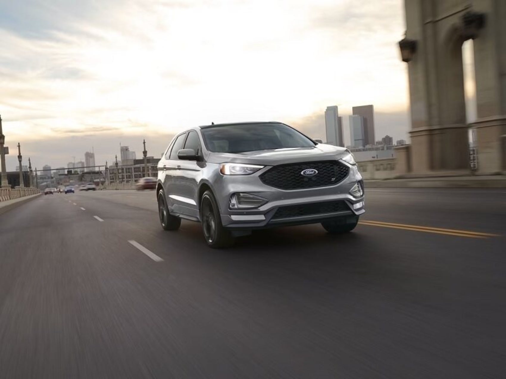 New Ford Edge Driving in the City