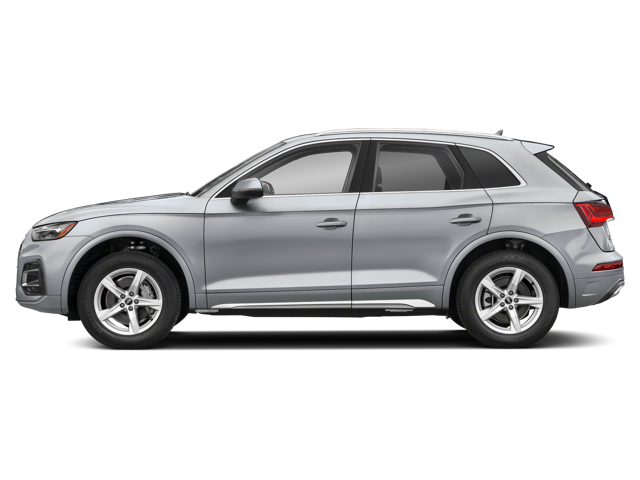 Silver 2025 Audi Q% facing left in Sarasota, FL