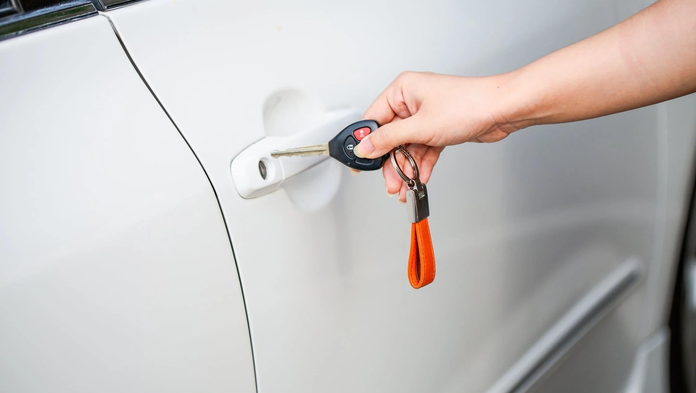 Unlocking a car with a key fob