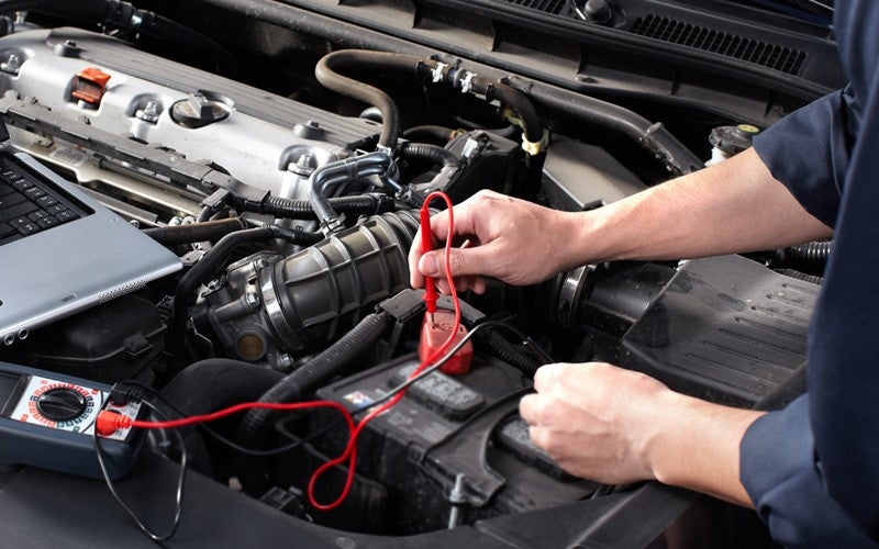 Checking The Car Battery