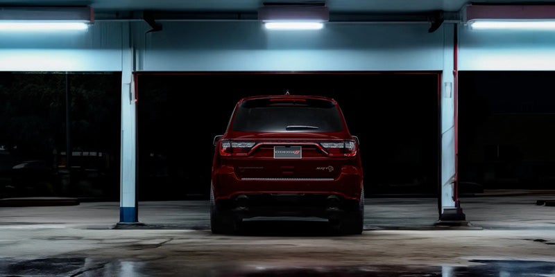 2026 Dodge Durango parked in its back profile