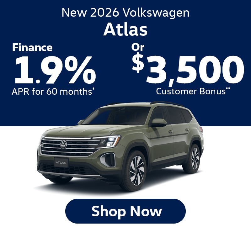 New 2026 Volkswagen Atlas