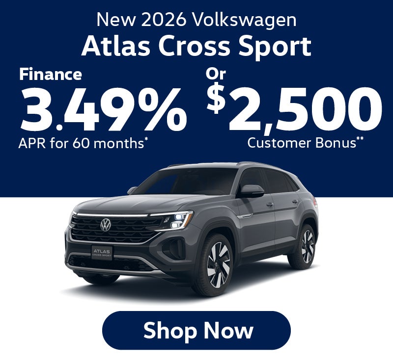 New 2026 Volkswagen Atlas Cross Sport