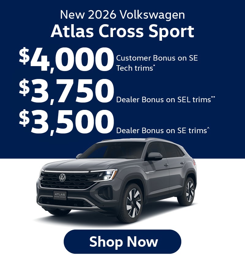 New 2026 Volkswagen Atlas Cross Sport