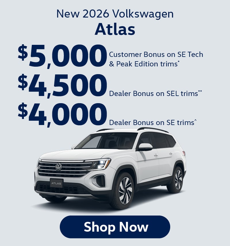 New 2026 Volkswagen Atlas