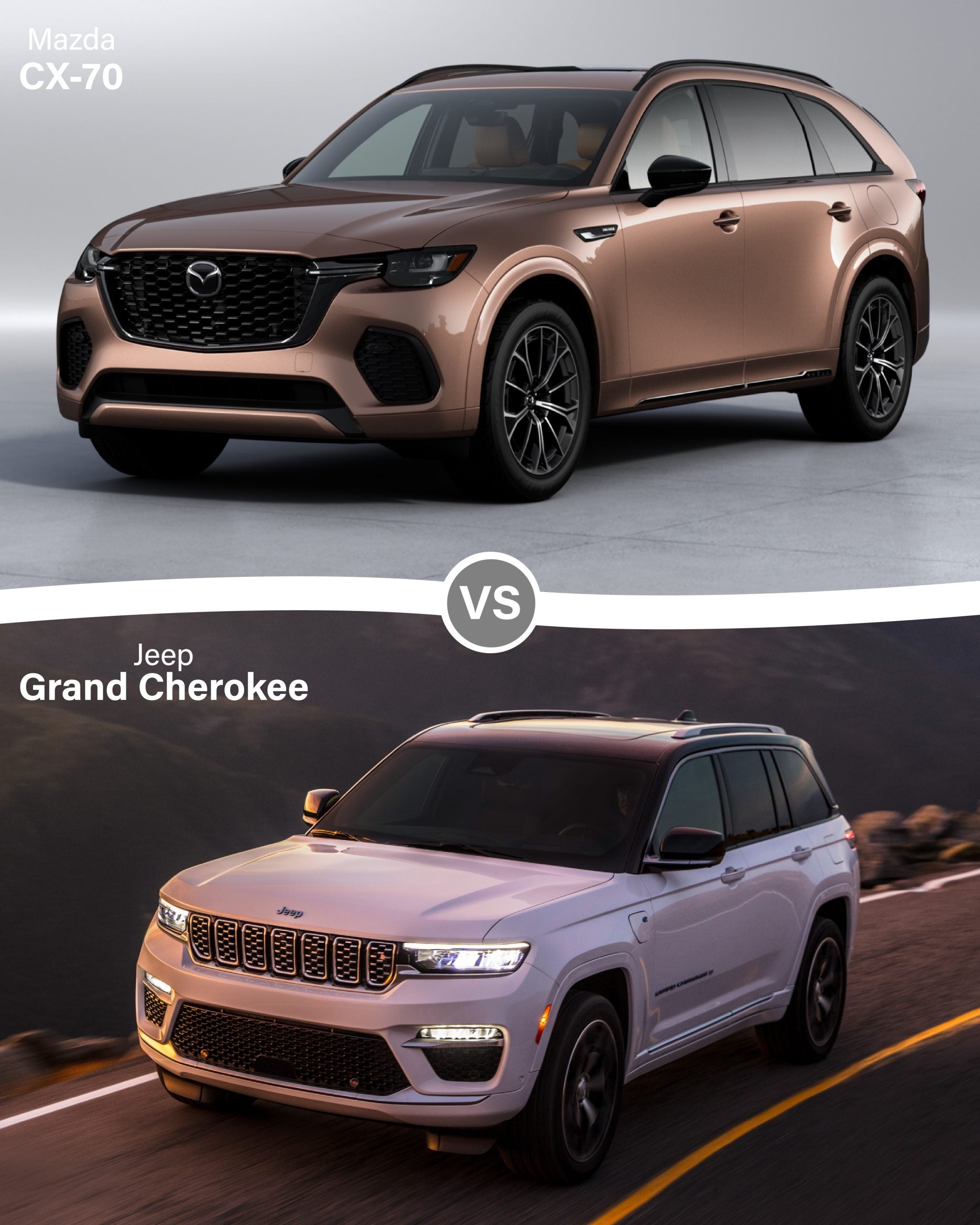 Mazda CX-70 vs. Jeep Grand Cherokee: Which is Best for You?