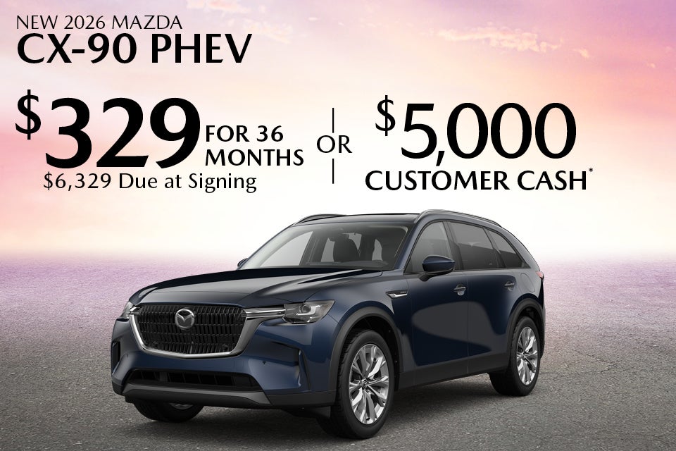 New 2026 mazda3 sedan Special lease starts at $209 For 36 months $2,499 Due at signing Or $2,000 Customer cash*