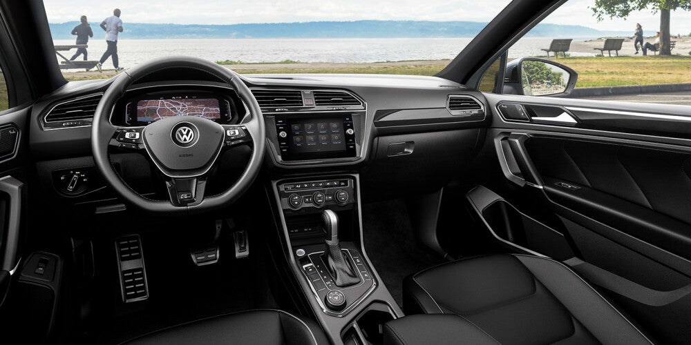 volkswagen tiguan interior shot