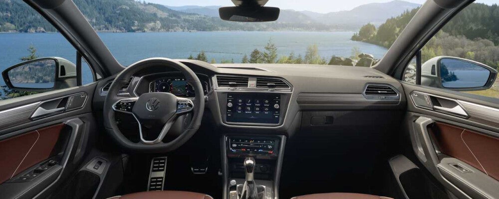 interior of a volkswagen tiguan 