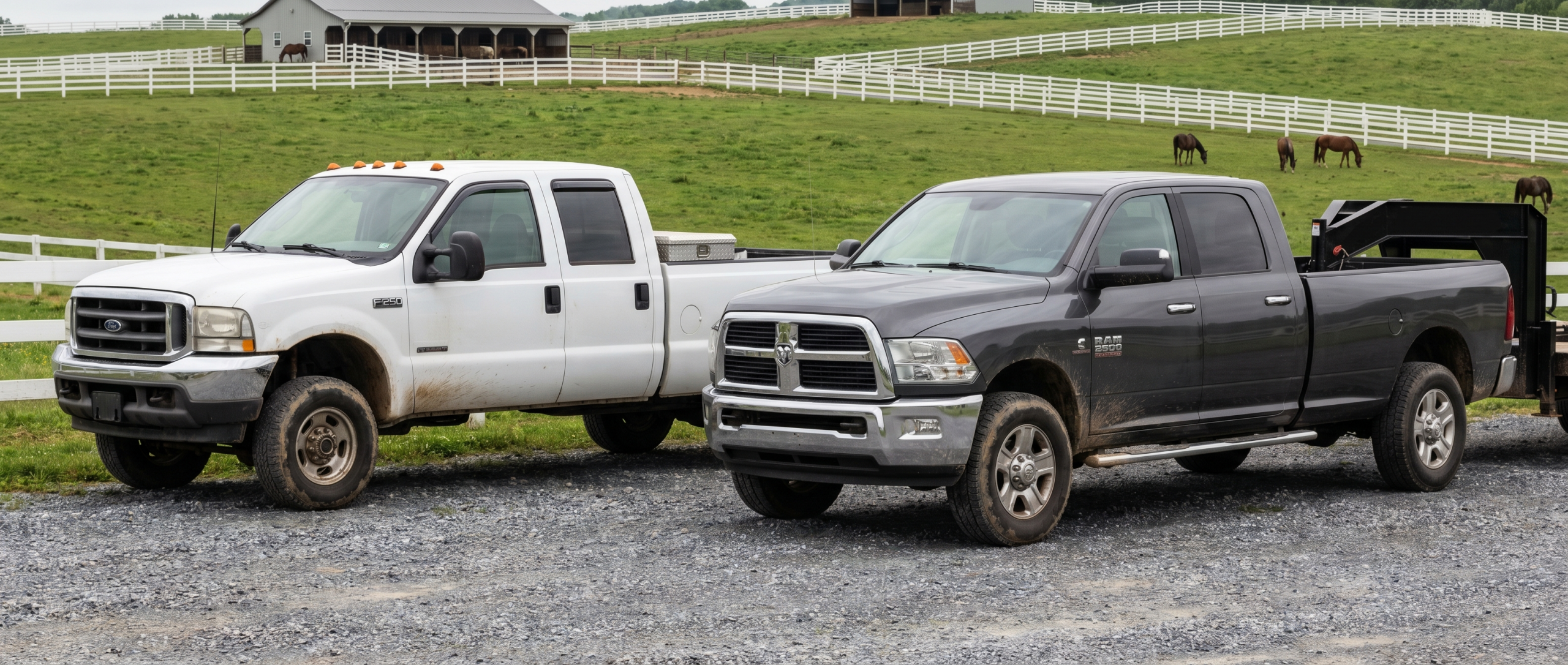 Used Ram 2500 and Ford Super Duty towing comparison near Taneytown