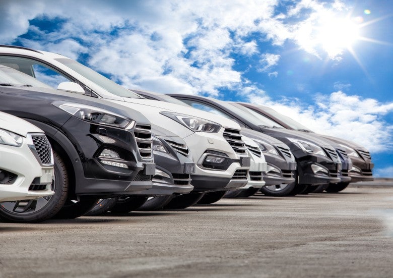 used car lot