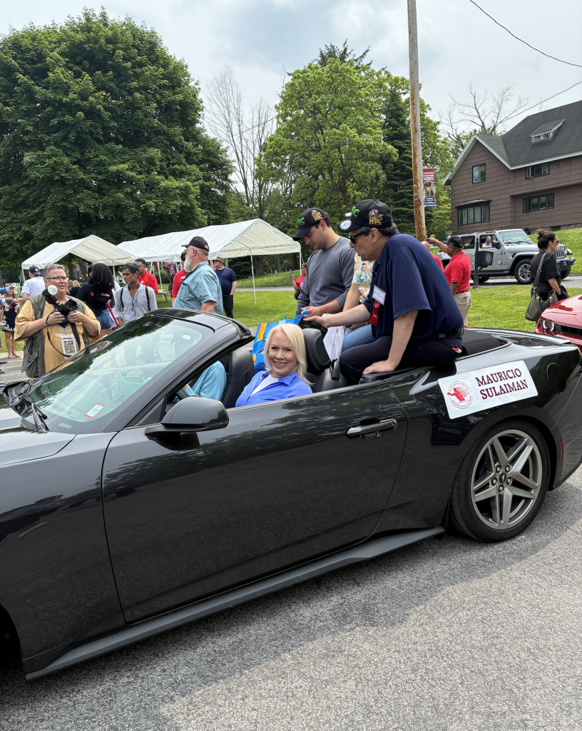 Kim Artessa of United Auto Sales at the International Boxing Hall of Fame Induction Weekend