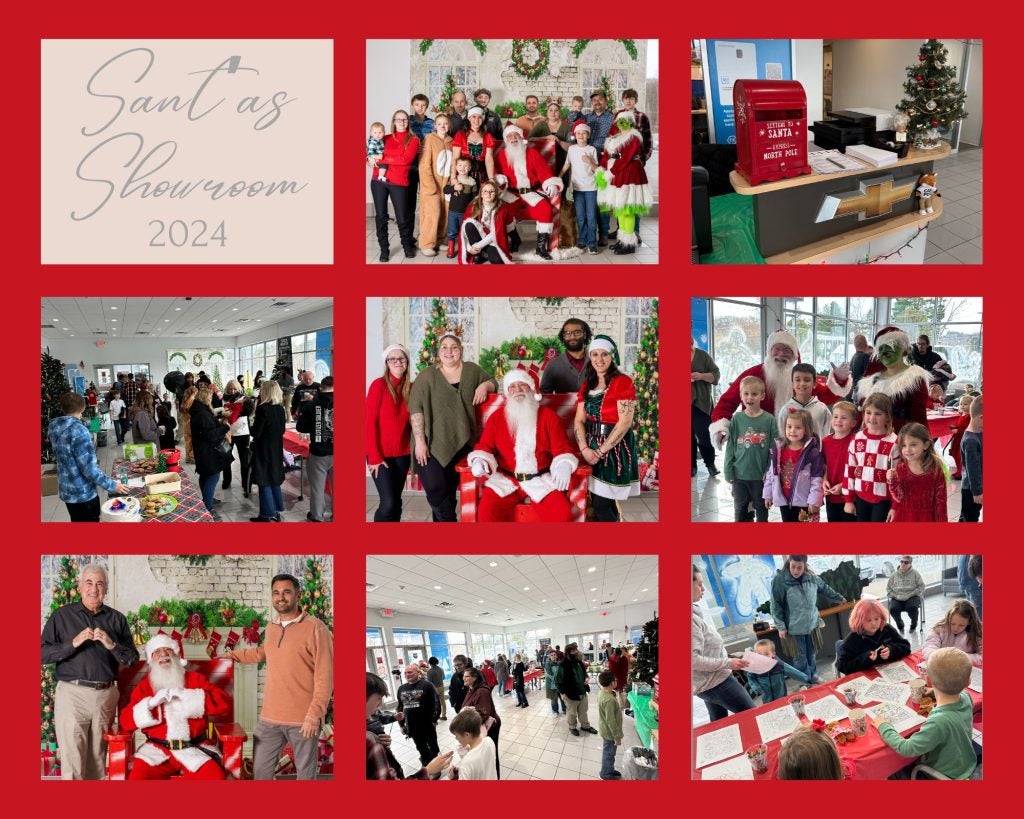Santa's Showroom Holiday Event at Steet Ponte Chevy in Herkimer