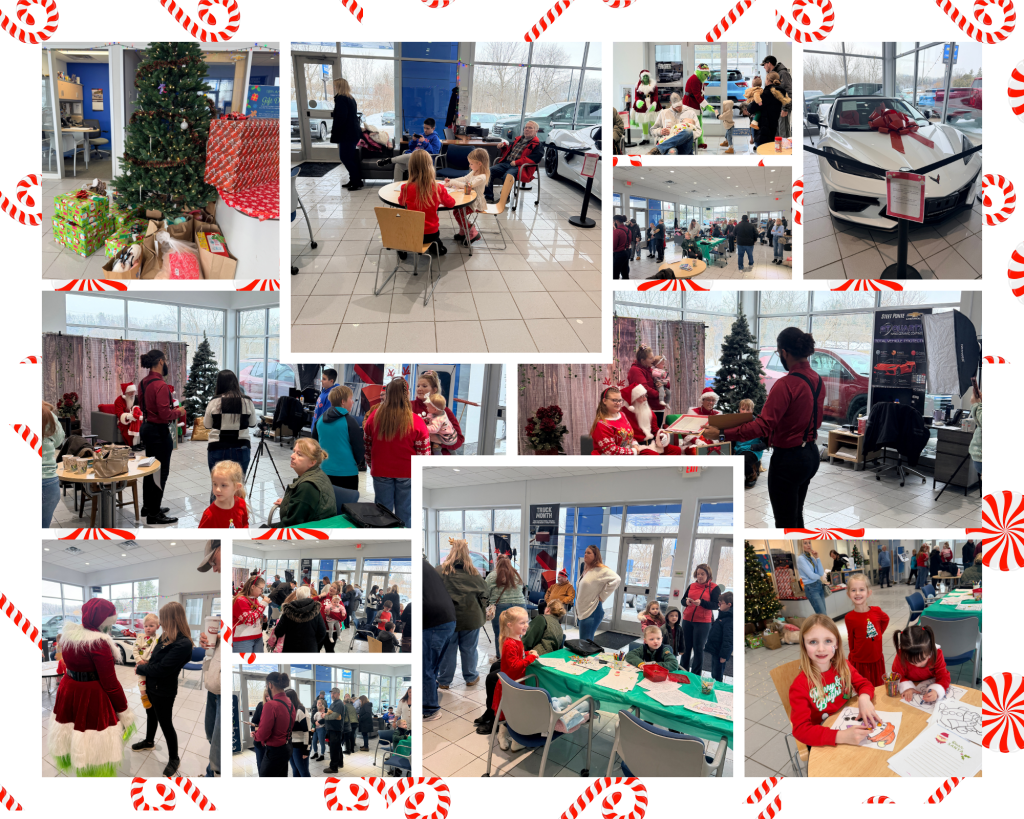Santa's Showroom at Steet Ponte Chevy