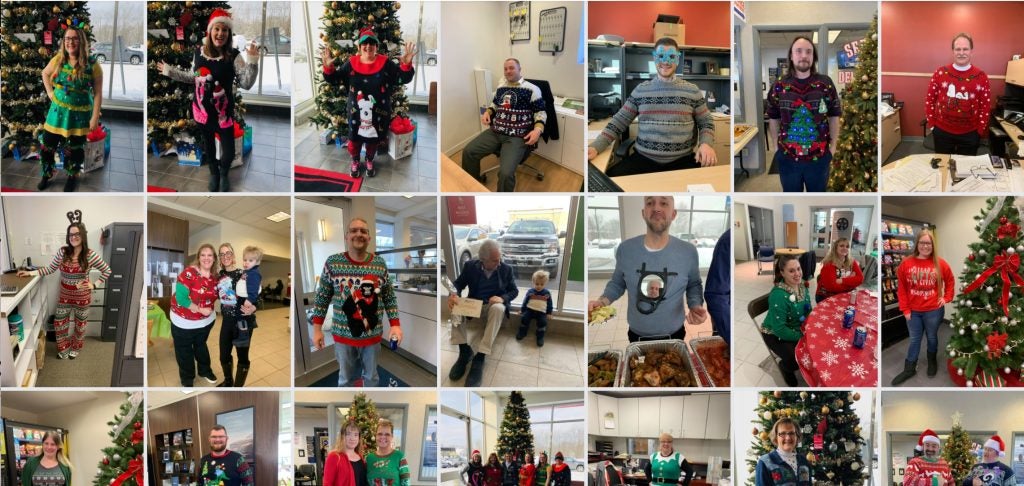 Steet Ponte Volkswagen Ugly Christmas Sweater Contest