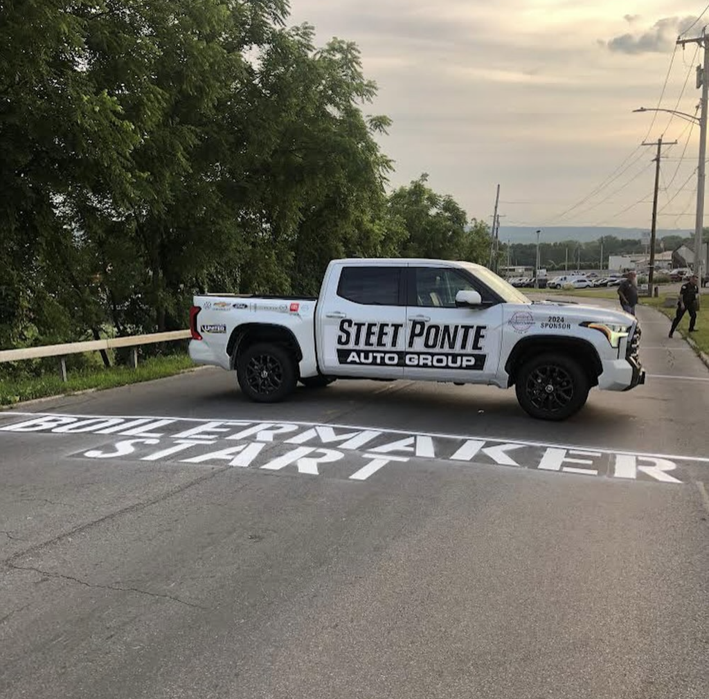 Last Year's 2024 Pace Truck for the Boilermaker Road Race in Utica NY 