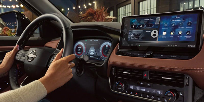 Interior of the 2025 Nissan Rogue