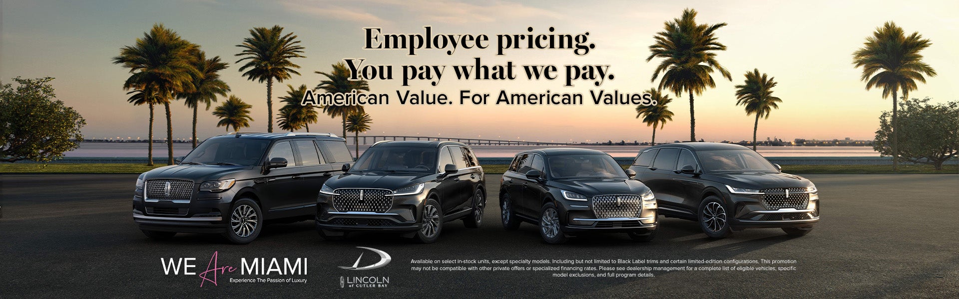 2026 Employee Pricing Promotion