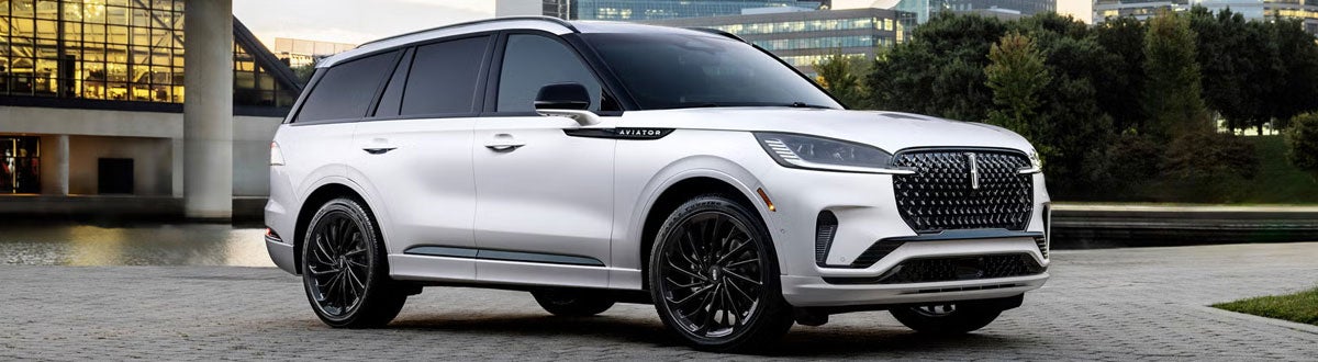 White 2026 Lincoln Aviator with Jet Package