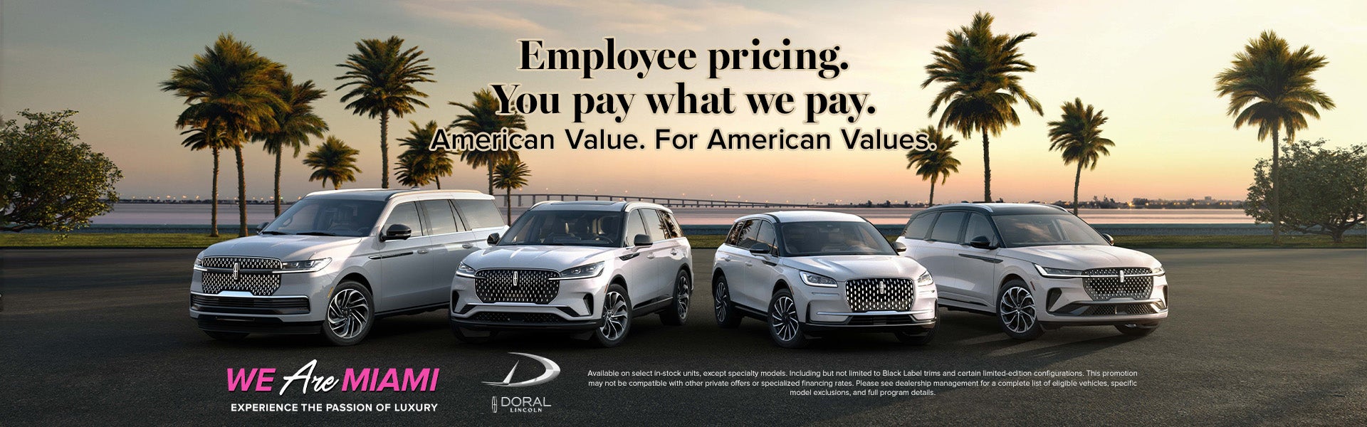 2026 Employee Pricing Promotion