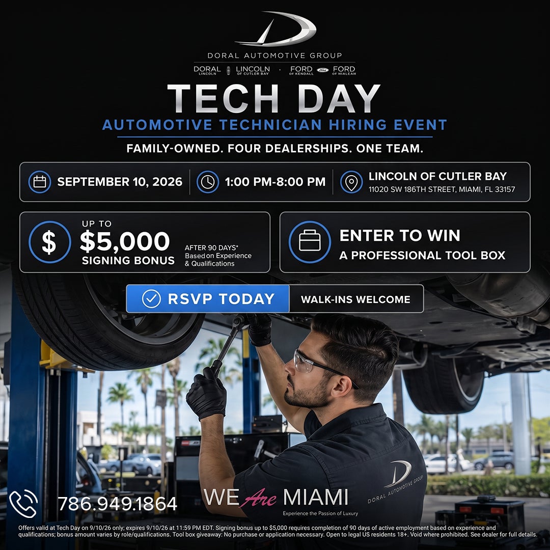 Doral Lincoln Tech Day Hiring Event