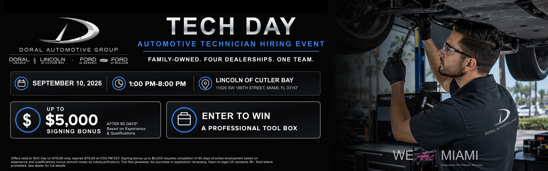 Doral Lincoln Tech Day Hiring Event
