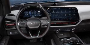 Interior of a 2024 Chevrolet Silverado EV.