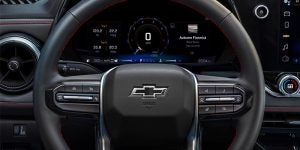 Interior of a 2025 Chevy Colorado.